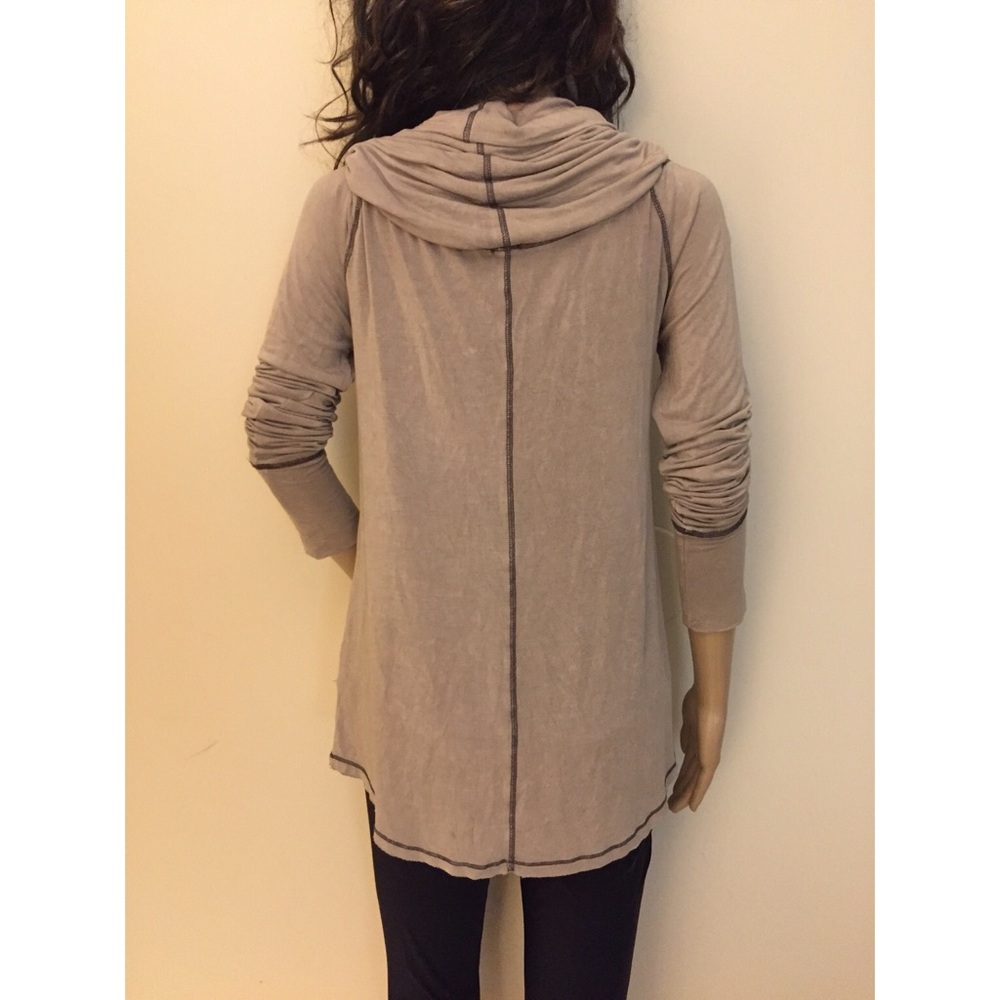 Free People Druzy Lilac Long Sleeve Top